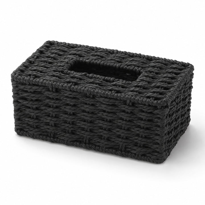 Woven Tissue Box Cover Bowlift