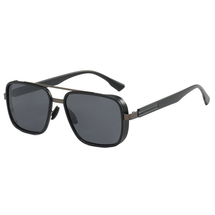 Ladies elegant square sunglasses with high-quality metal frame Bowlift