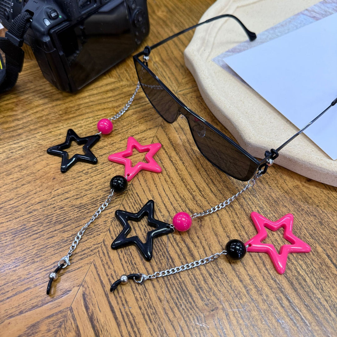 Stylish Star-Shaped Eyewear Chain Bowlift