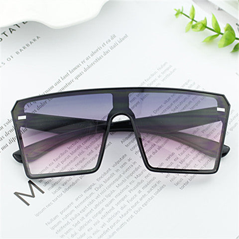 Women Oversized Shield Sunglasses Bowlift