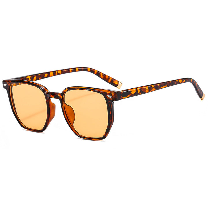 Women's fashionable transparent sunglasses in elegant hexagon design Bowlift