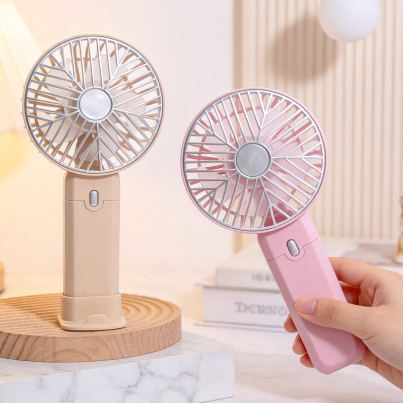 Women's Portable Hand Fan with Powerful Battery Function Bowlift
