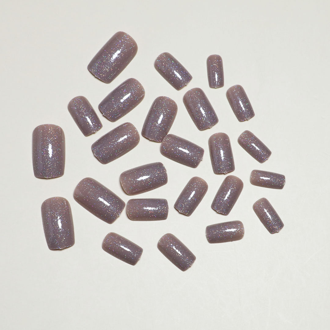 Glitter Infused Press-On Nail Set Bowlift