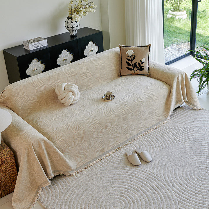 Textured Decorative Sofa Blanket