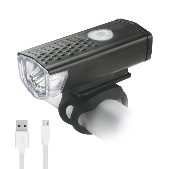 USB Rechargeable LED Bicycle Front and Rear Light Set with Quick Release Mounts Bowlift