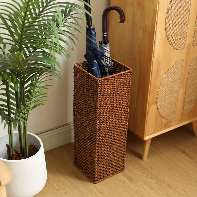 Decorative Wicker Storage Vase Bowlift