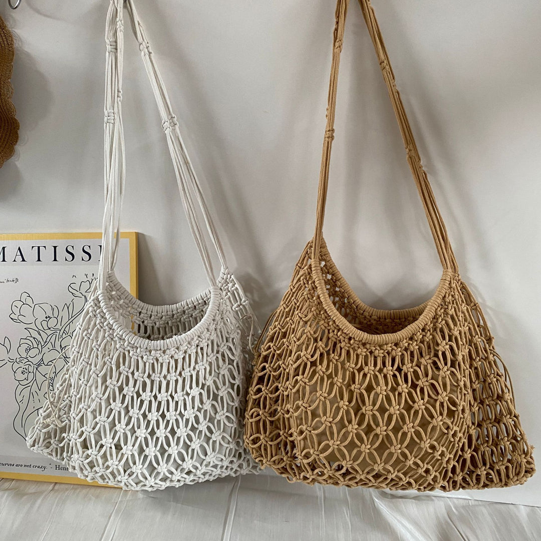 Hand-knotted shopping and leisure bag Bowlift