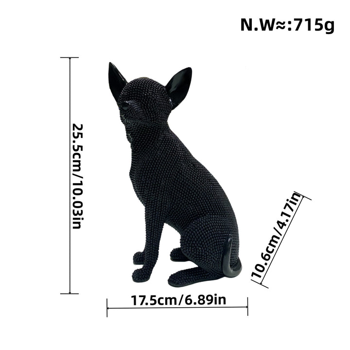 Decorative French Bulldog Sculpture Bowlift