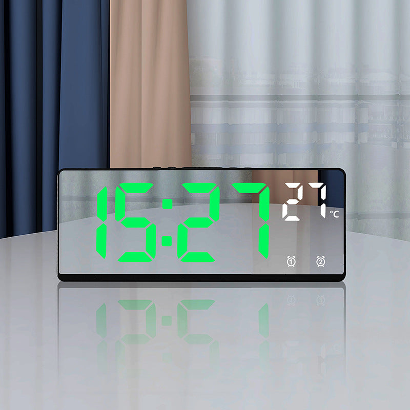 Digital alarm clock with temperature sensor and mirror function Bowlift