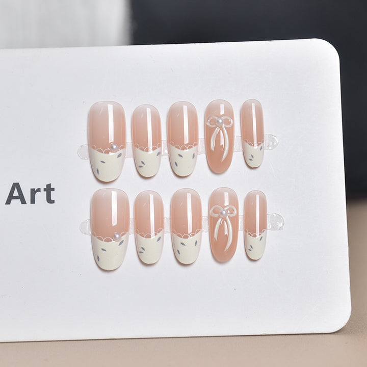 Artistic Press-On Nail Art Set Bowlift 1787316011