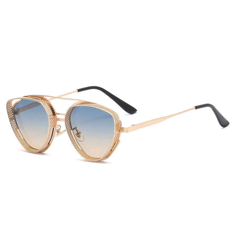 Ladies extravagant sunglasses in modern polygon design Bowlift