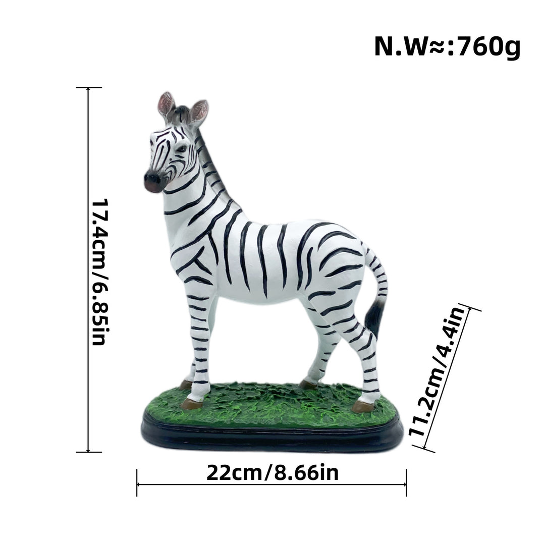 Decorative Zebra Figure Bowlift