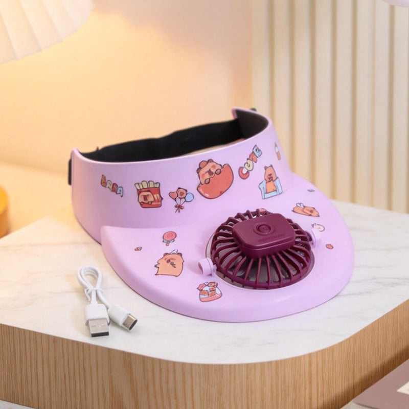 Ladies Comfortable Table Fan with Playful Design Bowlift