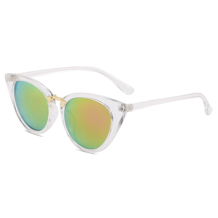 Ladies Cat-Eye Sunglasses with Elegant Golden Detail Bowlift