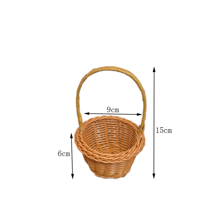 Decorative Miniature Woven Basket Bowlift