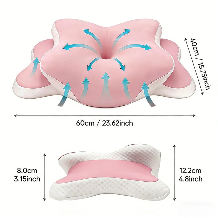 Innovative 3D comfort sleep pillow Bowlift
