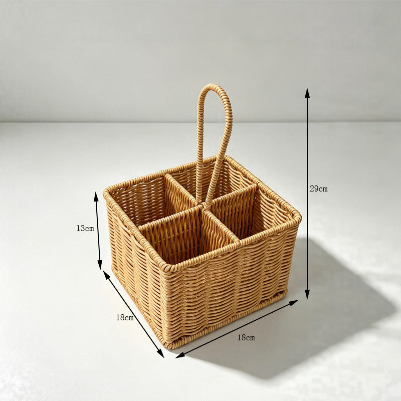 Multi-Compartment Woven Storage Caddy Bowlift