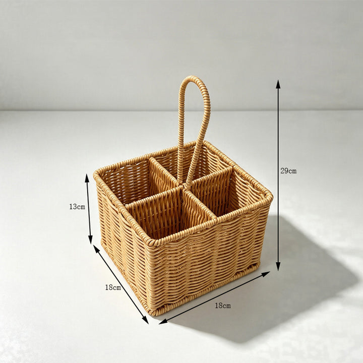 Multi-Compartment Woven Storage Caddy Bowlift