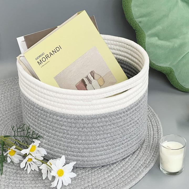 Women's High-Quality and Stylish Storage Basket with Practical Handle Bowlift