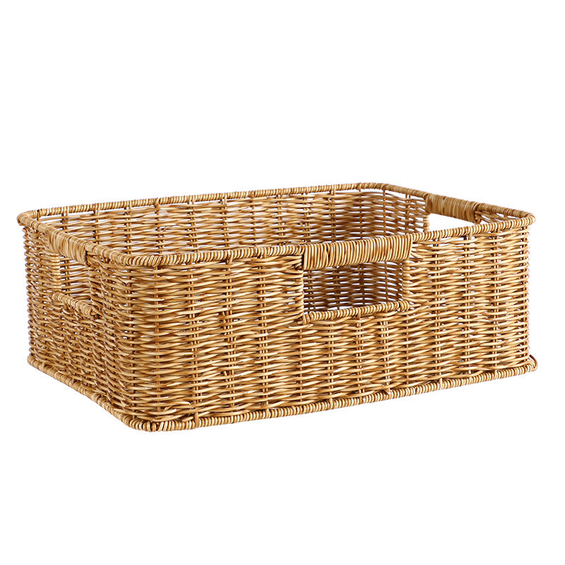 Handwoven Rustic Storage Basket Bowlift