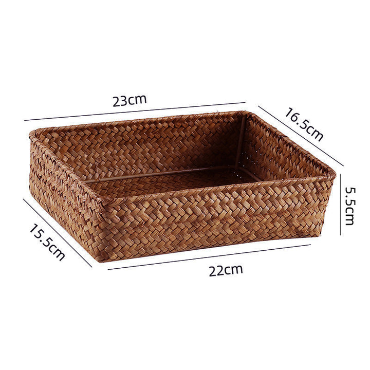 Rectangular Woven Storage Tray Bowlift