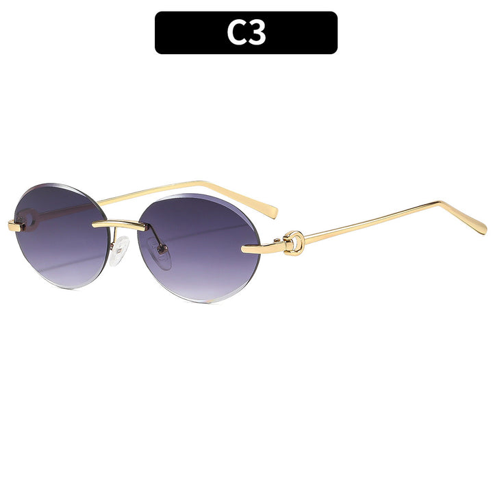 Vintage-Inspired Oval Sunglasses