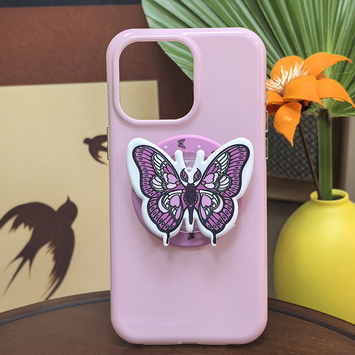 Butterfly-Themed Phone Grip Bowlift