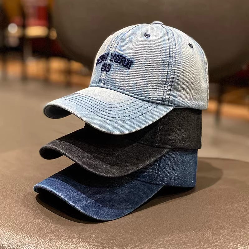 Women's Vintage Denim Baseball Cap Bowlift