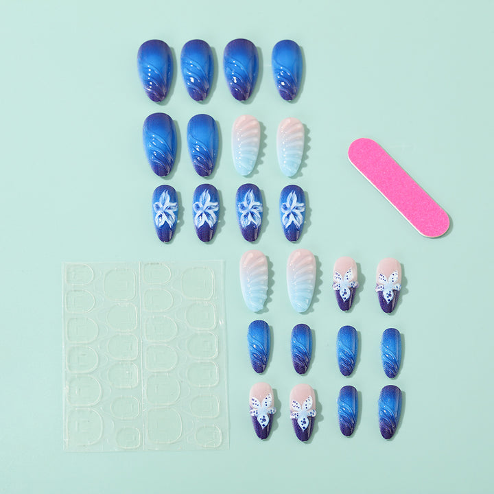 Artificial nails in modern floral design Bowlift