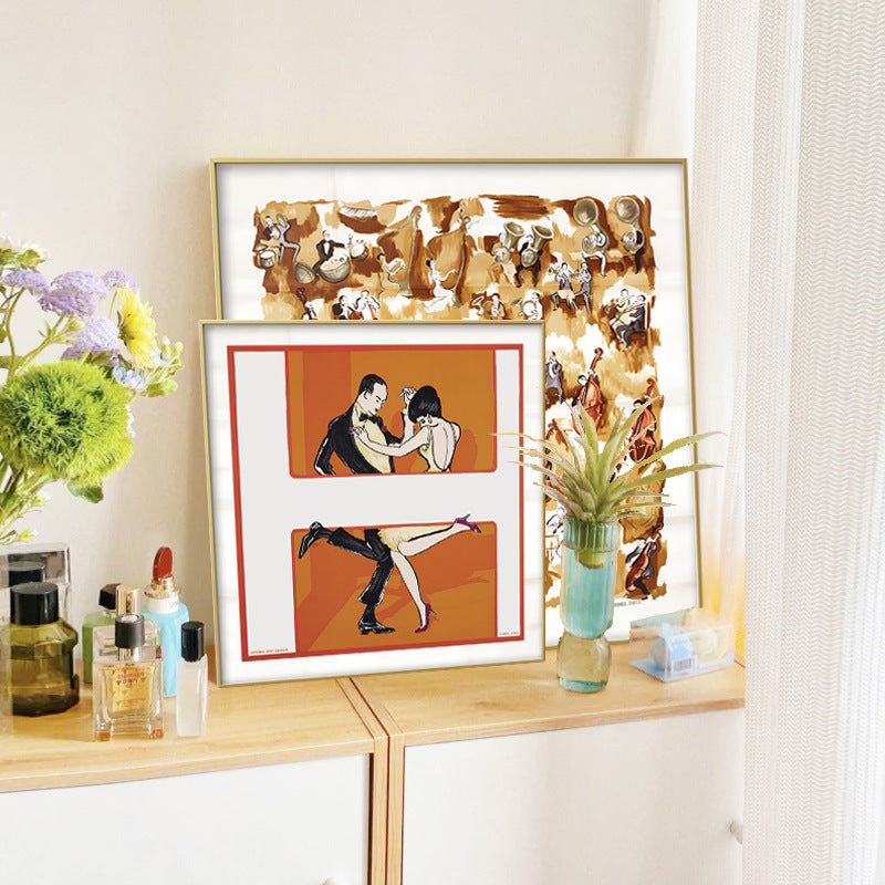 Framed Musical Orchestra Art