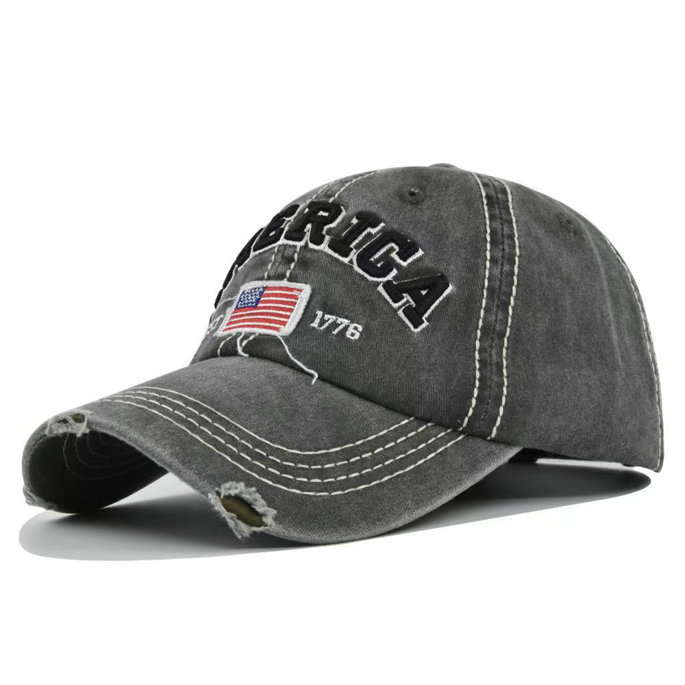 Unisex Vintage-Inspired Distressed Baseball Cap Bowlift