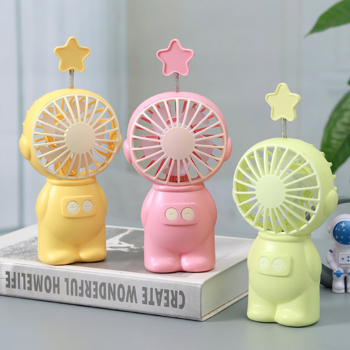 Ladies portable mini fan in cute figure design Bowlift