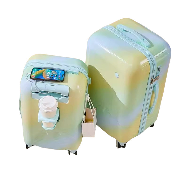 Stylish Hard-Shell Carry-On Luggage Bowlift