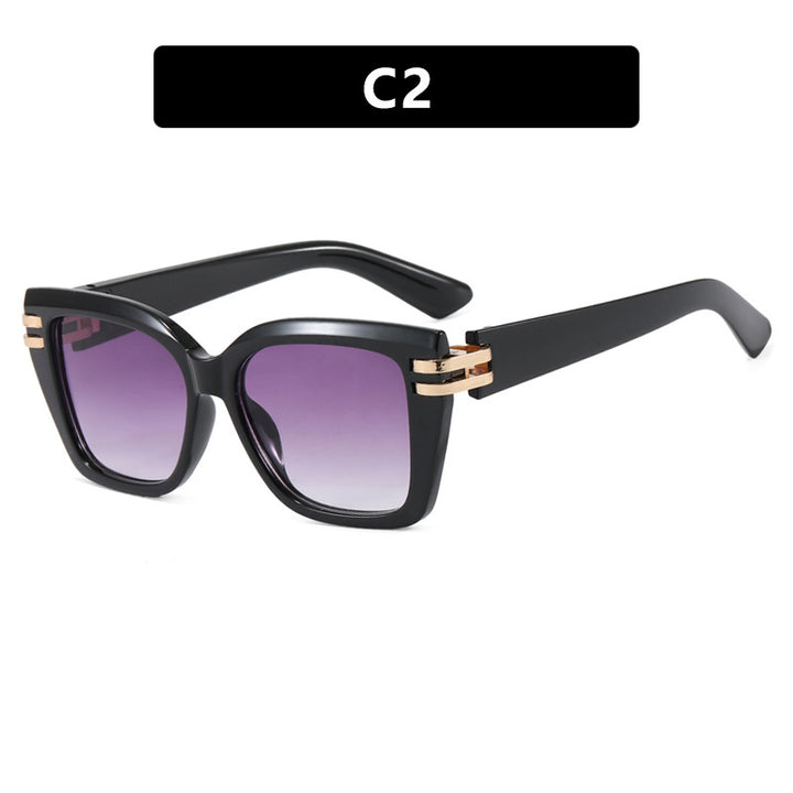 Women stylish oversized sunglasses with luxurious details Bowlift