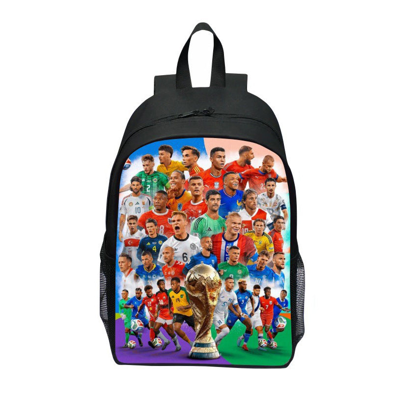 Sporty backpack with Wm trophy design Bowlift