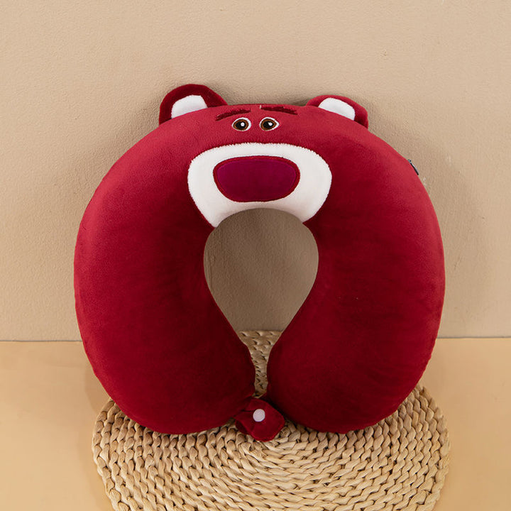 Unisex Neck Support Pillow with Cute Animal Design Bowlift