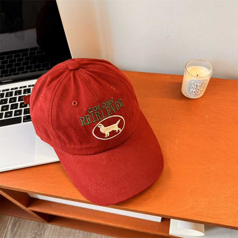 Women's Casual Embroidered Baseball Cap Bowlift