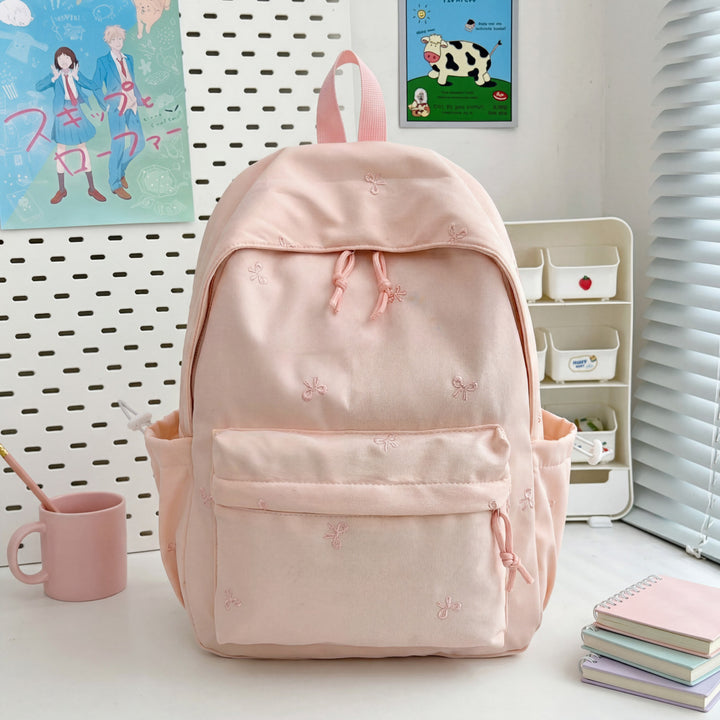 Embroidered Casual Backpack