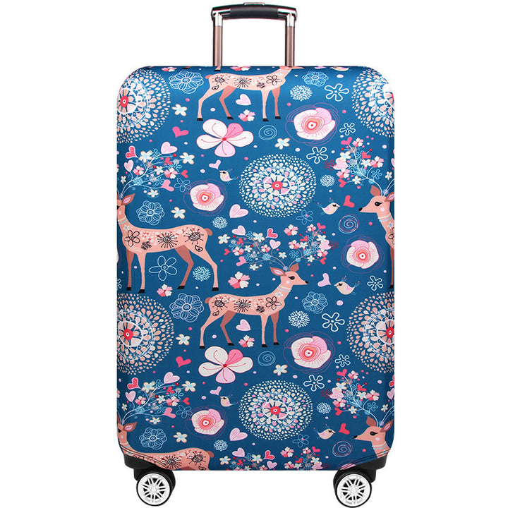 Artistic Animal Print Hard Shell Luggage Bowlift