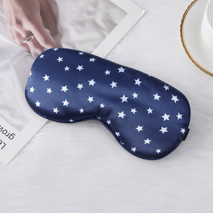 Women nan silky-soft contoured sleep mask with comfort padding and star pattern Bowlift