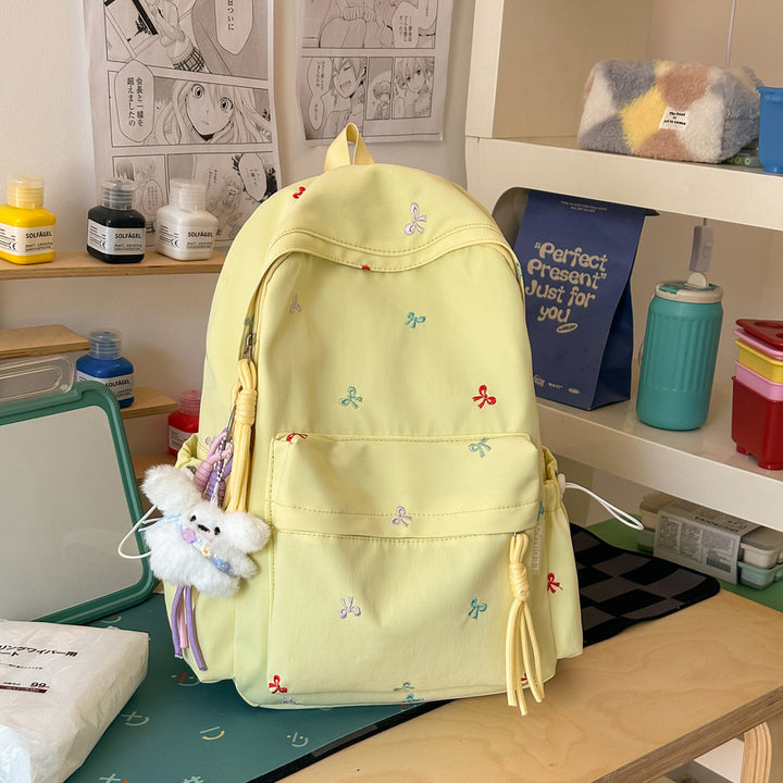 Embroidered Floral Backpack