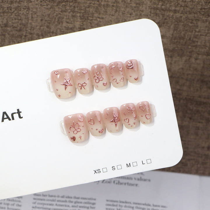 Thematic Press-On Nail Art Set Bowlift