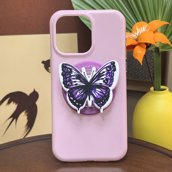 Butterfly-Themed Phone Grip Bowlift