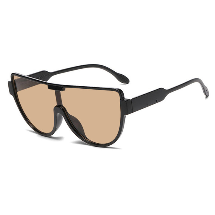 Women’s Fashion Sunglasses with Futuristic Shield Design Bowlift