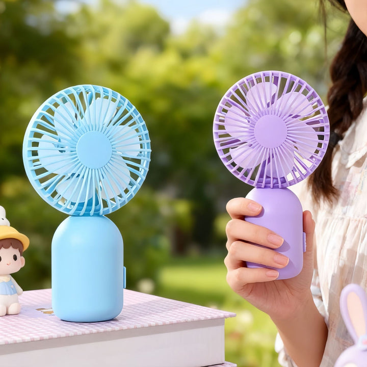 Ladies portable USB hand fan with flexible design Bowlift