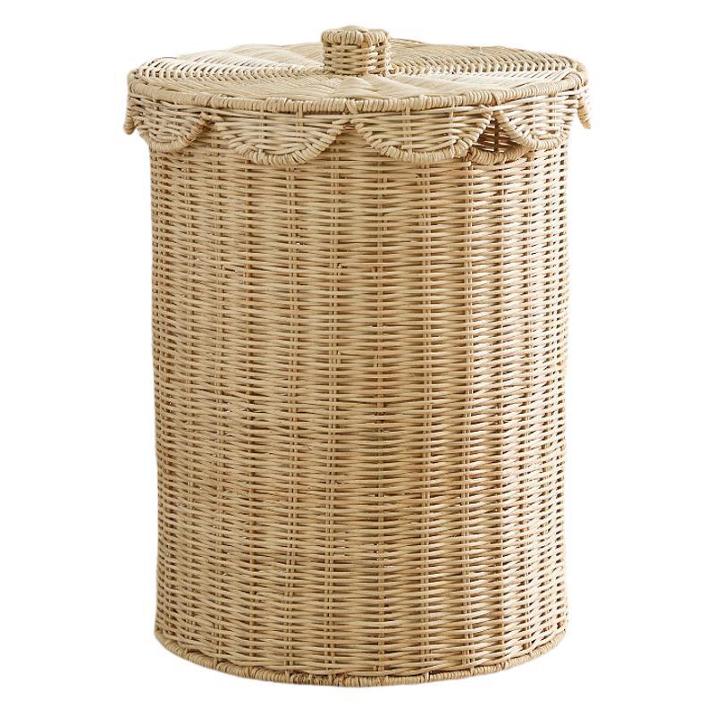 Practical laundry basket with lid Bowlift