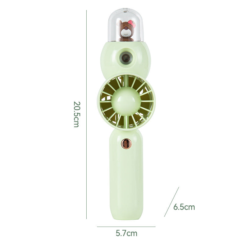 Ladies portable mini fan in cute animal design Bowlift