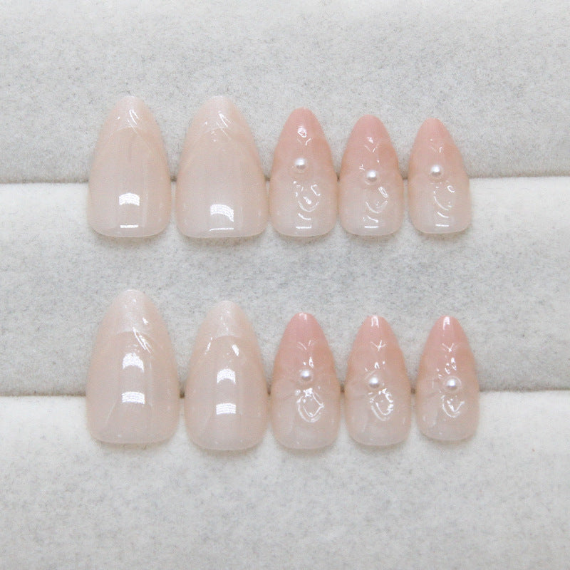 Artistic Sculpted Press-On Nail Tips Bowlift