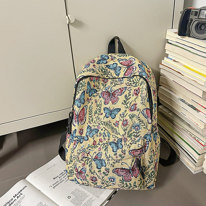 Floral Patterned Backpack