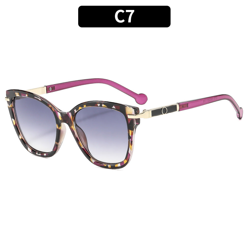 Classic Style Stylish Oversized Cat-Eye Sunglasses
